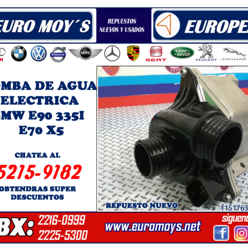 BOMBA DE AGUA ELECTRICA PARA BMW ( E90-335I) 1151763242 