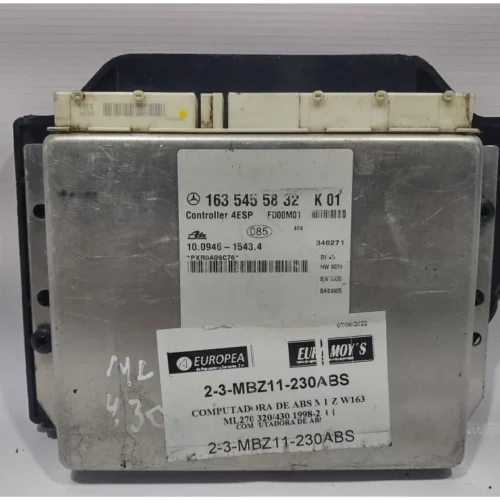 COMPUTADORA DE ABS PARA MERCEDES BENZ
(1998-2005) 1635455832 