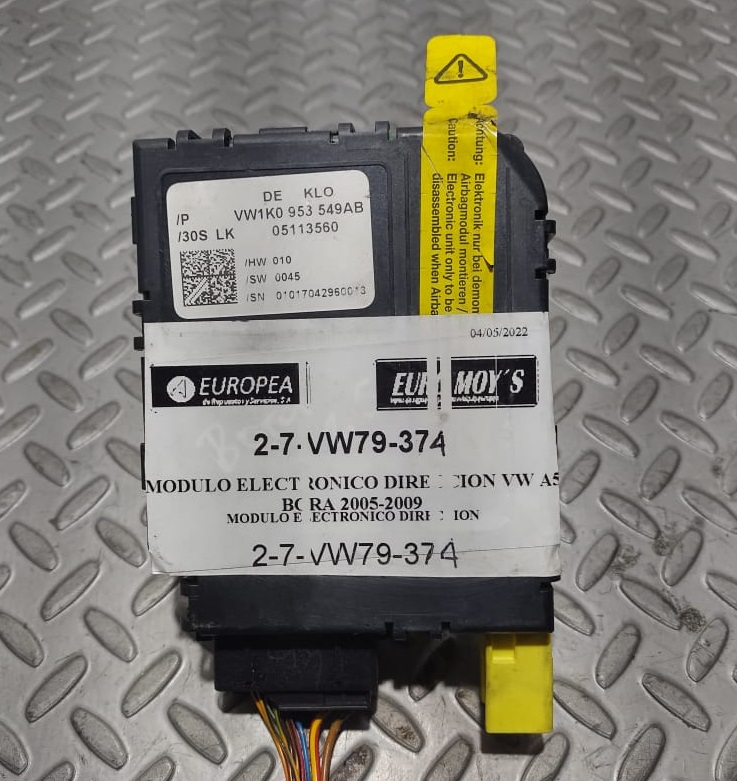 MODULO ELECTRONICO DE DIRECCION PARA VOLKSWAGEN (2005-2009) 1K0953549 1 MODULO ELECTRONICO DE DIRECCION PARA
VOLKSWAGEN (2005-2009) 1K0953549
