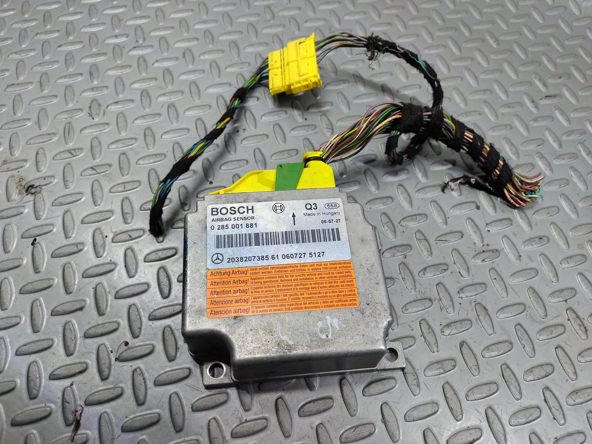 MODULO DE BOLSA DE AIRE PARA MERCEDES BENZ (2000-2007) 2038207385 1 MODULO DE BOLSA DE AIRE PARA MERCEDES BENZ (2000-2007) 2038207385