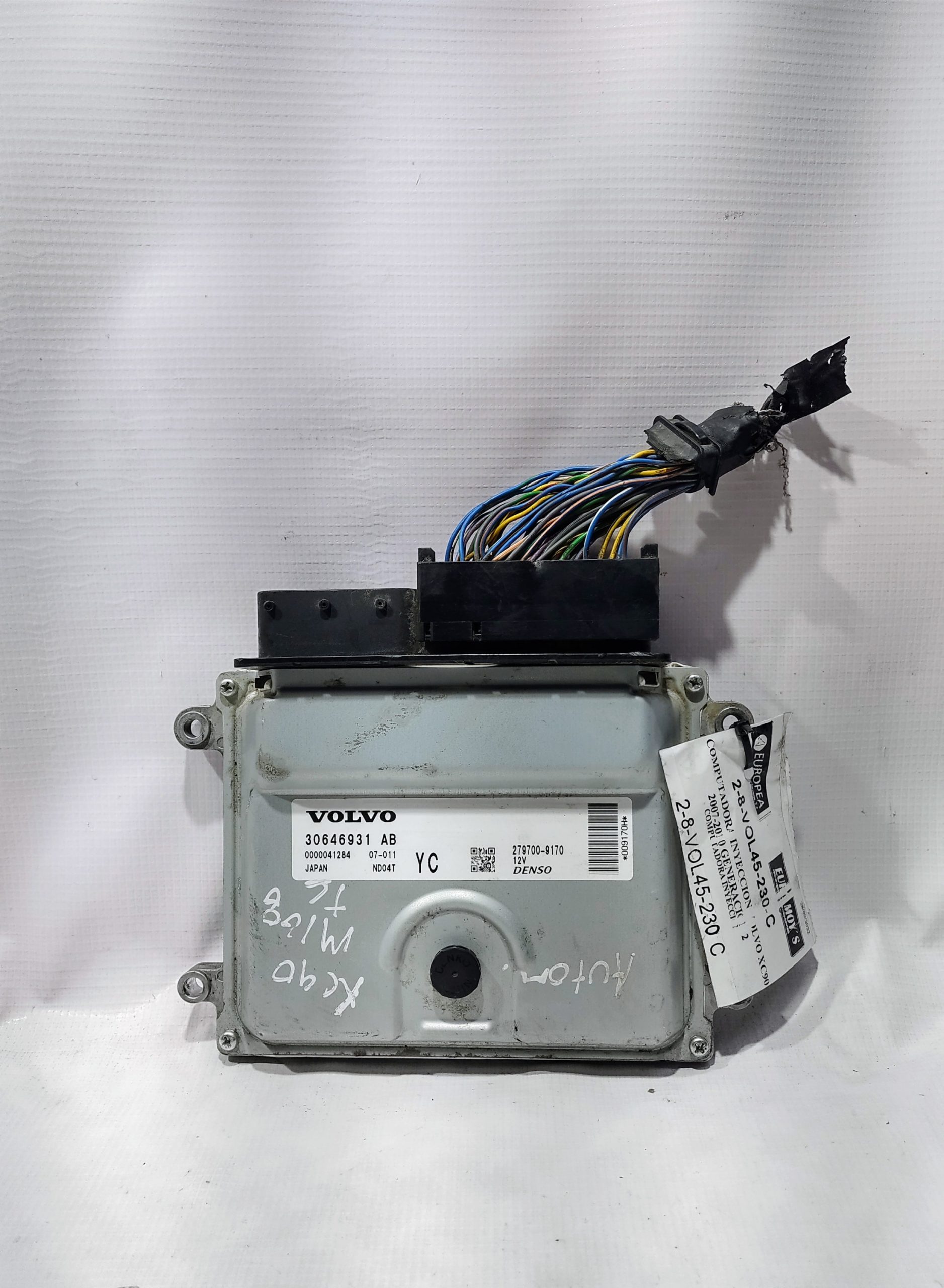 COMPUTADORA DE INYECCION PARA VOLVO (2002-2014) 30646931  1 COMPUTADORA DE INYECCION PARA VOLVO
(2002-2014) 30646931