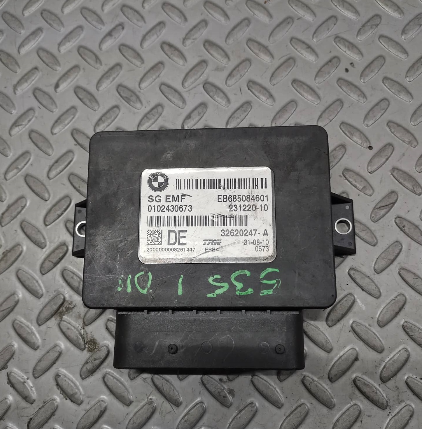 MODULO DE FRENO DE MANO PARA BMW (2011-2014) 32620247A  1 MODULO DE FRENO DE MANO PARA BMW
(2011-2014) 32620247A
