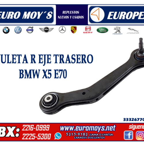 MULETA R EJE TRASERO PARA BMW ( BMW-X5-E) 33326770860 