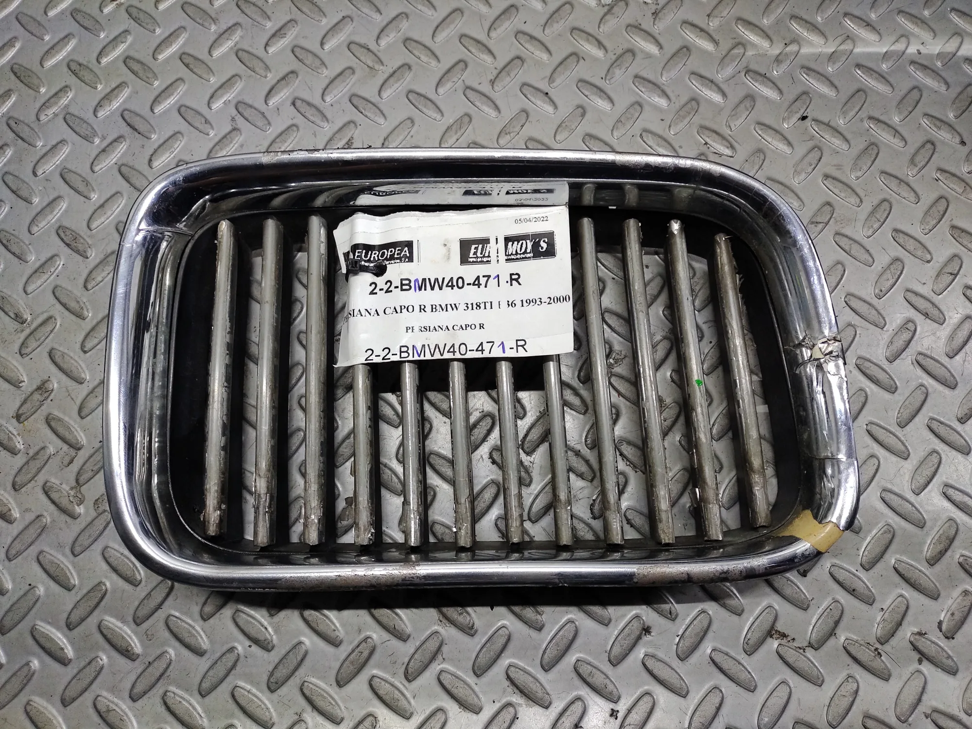 PERSIANA DE CAPO R PARA BMW E36 318TI 51138122238 1 PERSIANA DE CAPO R PARA BMW E36 318TI 51138122238