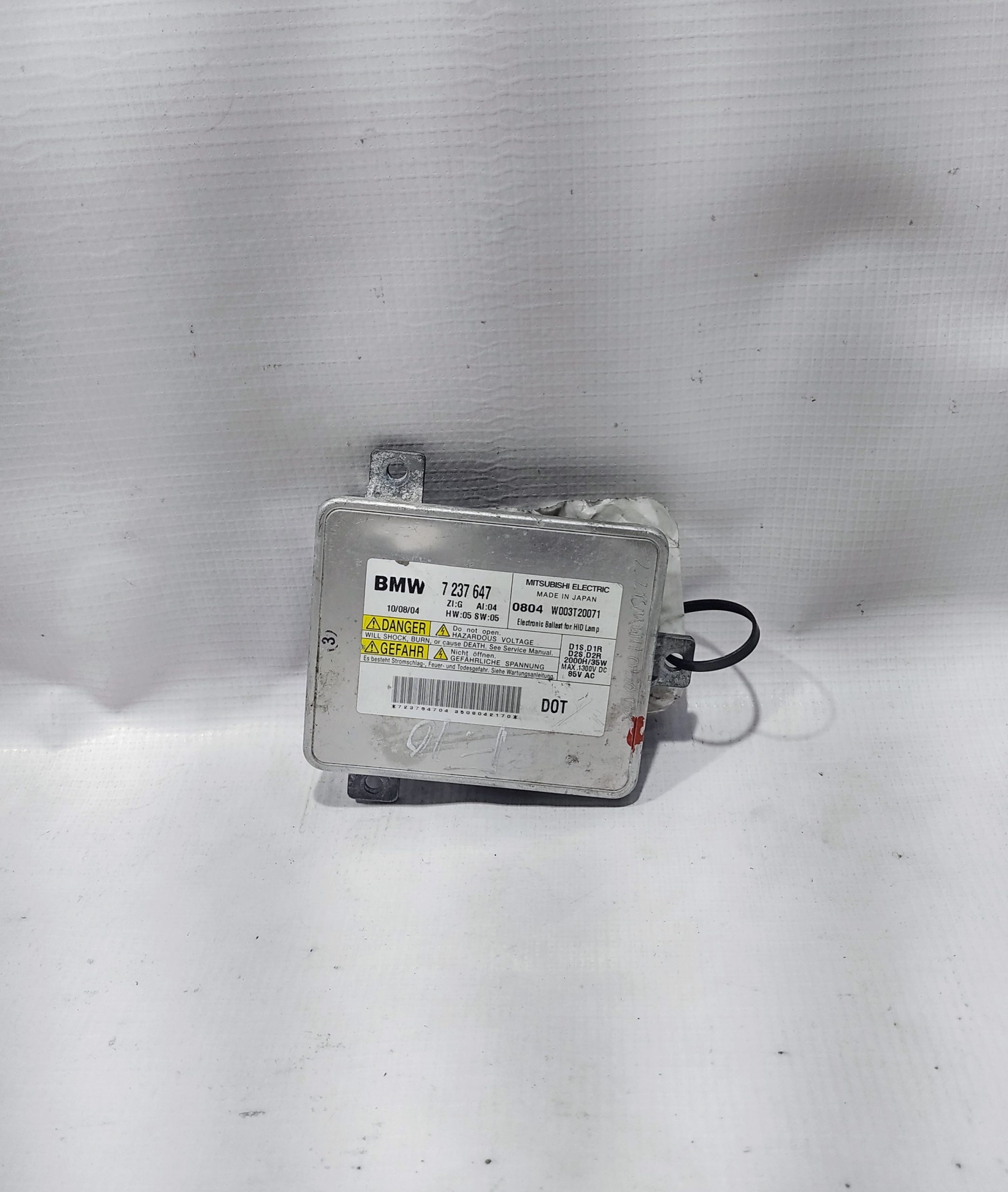 MODULO XENON PARA BMW (2011-2014) 7237647  1 MODULO XENON PARA BMW (2011-2014)
7237647