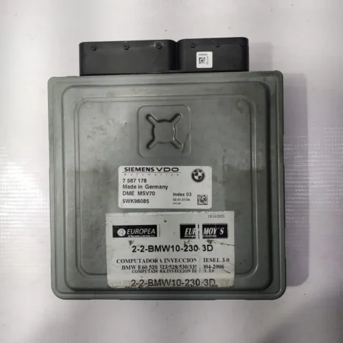 COMPUTADORA DE INYECCION DIESEL 3.0 PARA
BMW (2004-2006) 7567178 