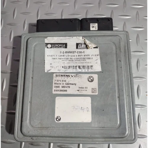 COMPUTADORA DE INYECCION PARA BMW
(2003-2009) 7571510 