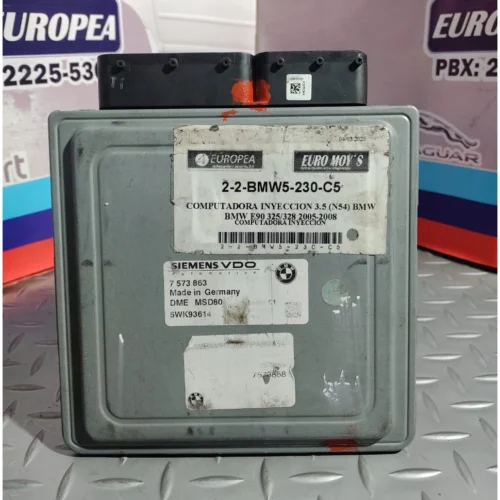 COMPUTADORA DE INYECCION 3.5 N54 PARA BMW (2005-2008) 7573863 