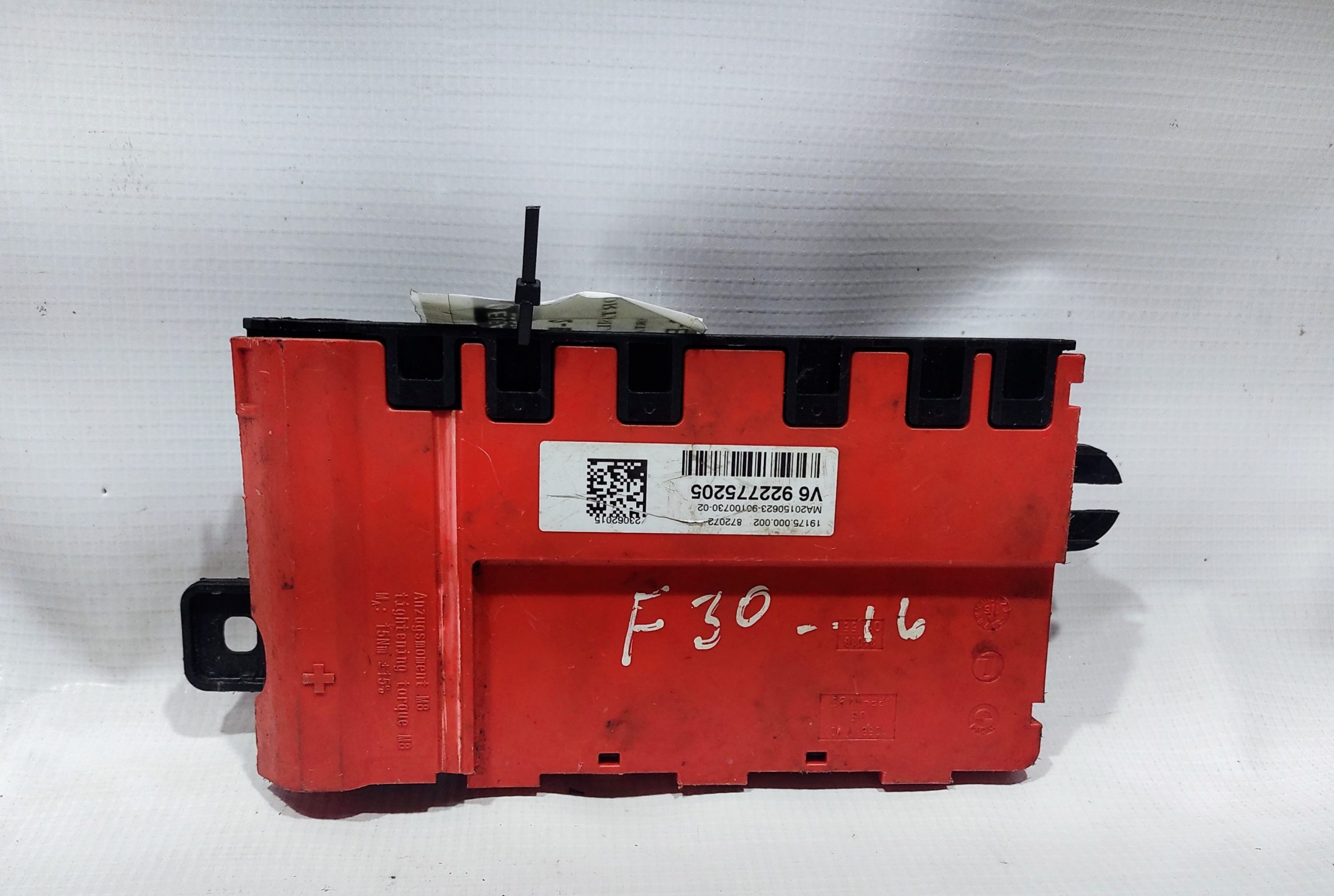 PORTAFUSIBLE BATERIA PARA BMW (2011-2015) 922775205  1 PORTAFUSIBLE BATERIA PARA BMW (2011-2015)
922775205