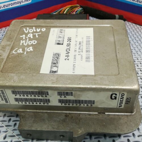 COMPUTADORA PARA CAJA AUTOMÁTICA PARA
VOLVO S40 1.9T 1996, 1997, 1998, 1999, 2000, 2001, 2002, 2003