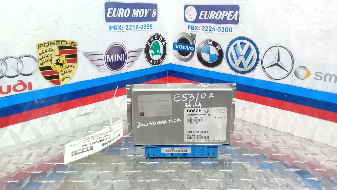 COMPUTADORA PARA CAJA AUTOMÁTICA PARA BMW X5 E53 2000, 2001, 2002, 2003, 2004, 2005, 2006 1 COMPUTADORA PARA CAJA AUTOMÁTICA PARA BMW
X5 E53 2000, 2001, 2002, 2003, 2004, 2005, 2006