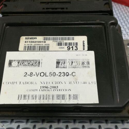 COMPUTADORA DE INYECCIÓN MOTOR PARA VOLVO
S40 1999, 2000, 2001, 2002, 2003, 2004